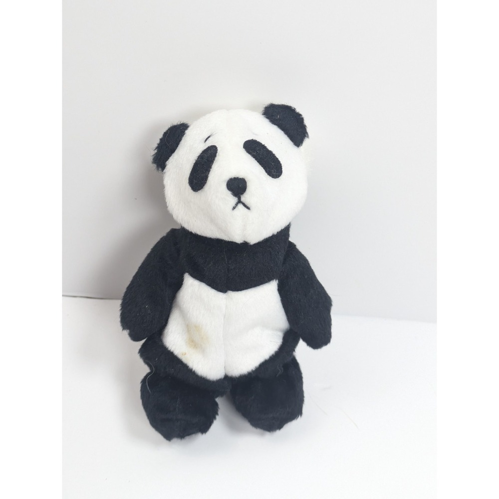 Vintage Wee Bear Village GANZ Panda Bear Bamboo 2000